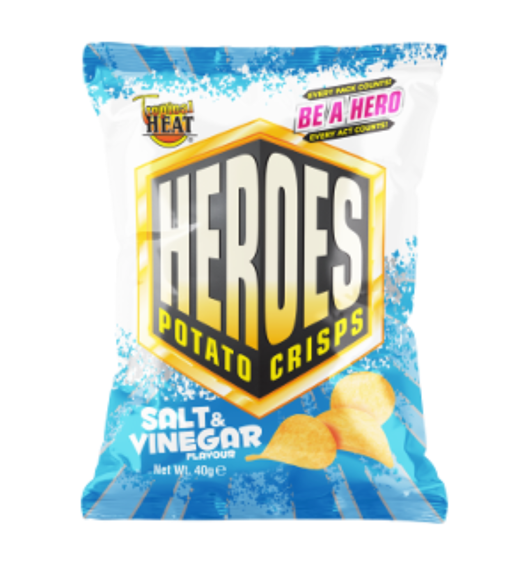 HEROES SALT N VINEGAR 110G